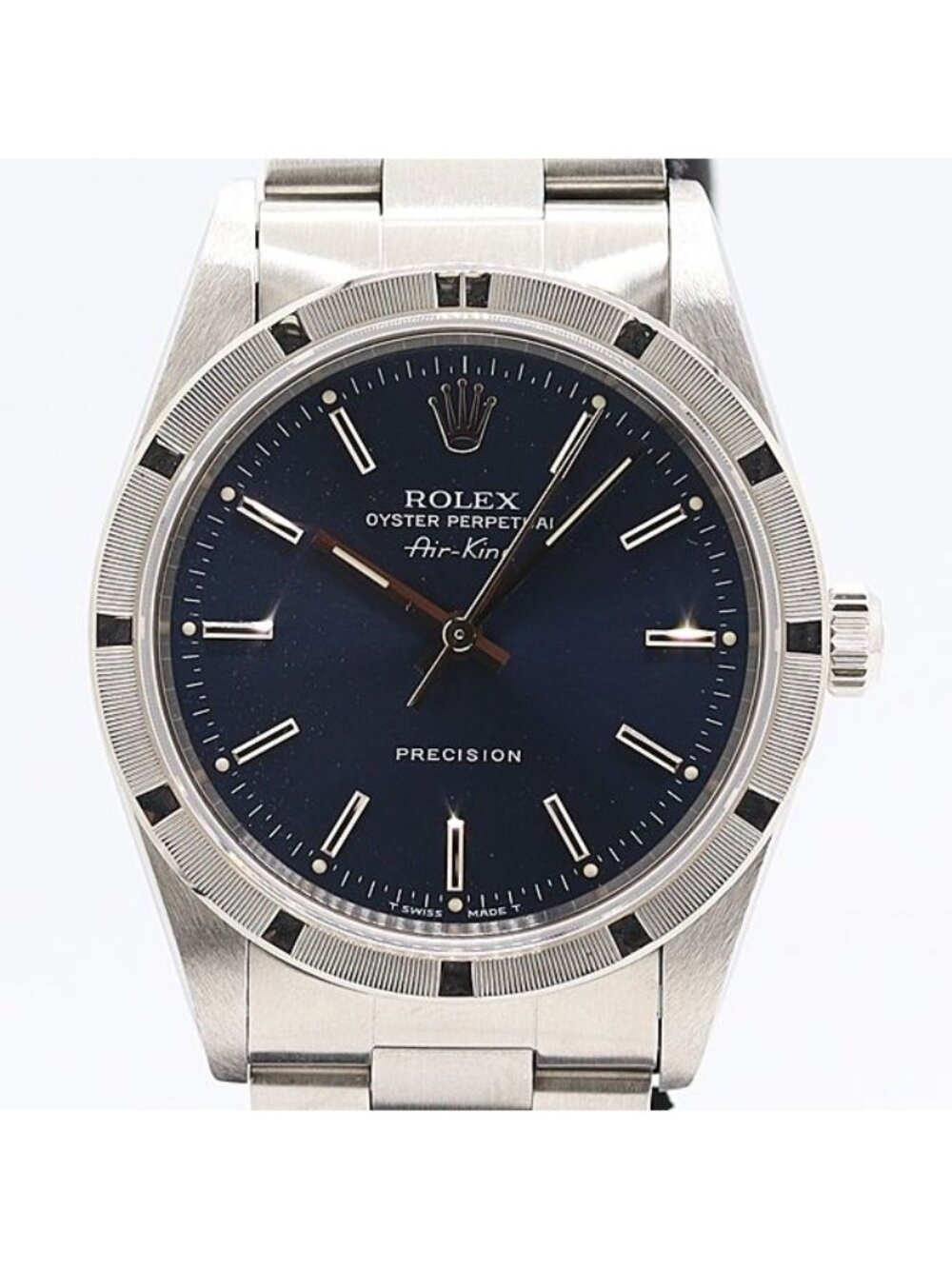 Rolex Oyster Perpetual Air King Automatic Blue Dial Watch